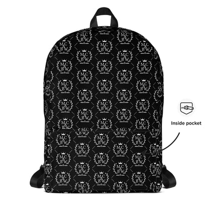 Black/White Backpack