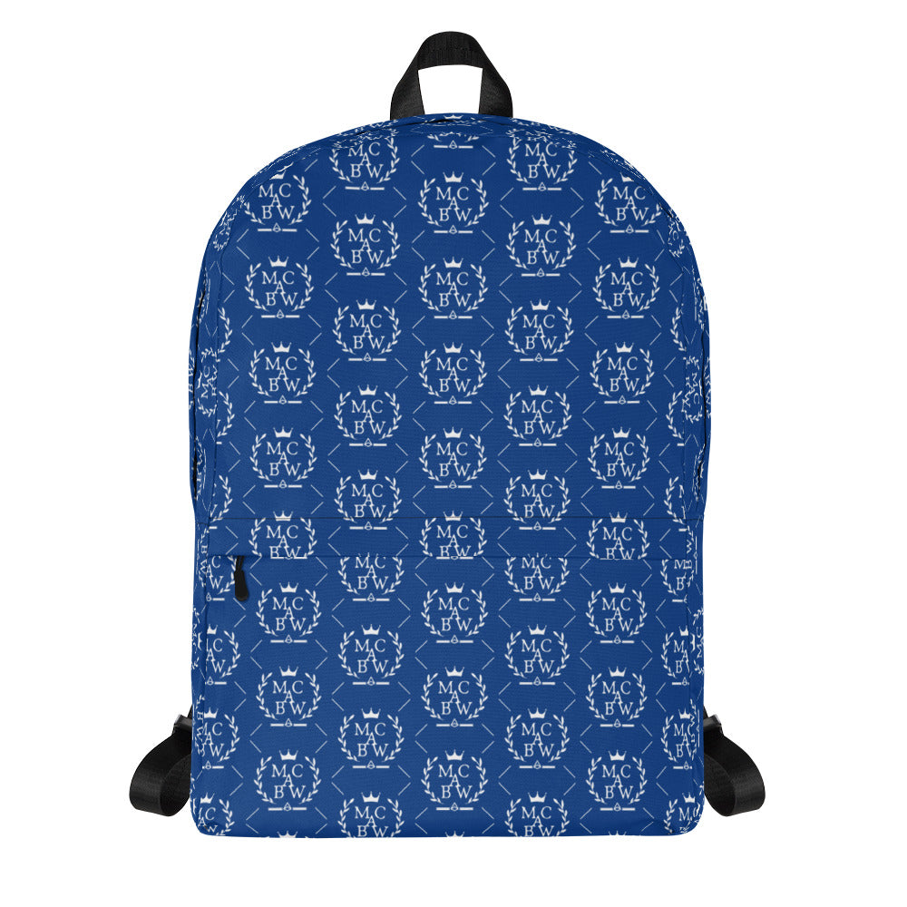 Blue/White Backpack