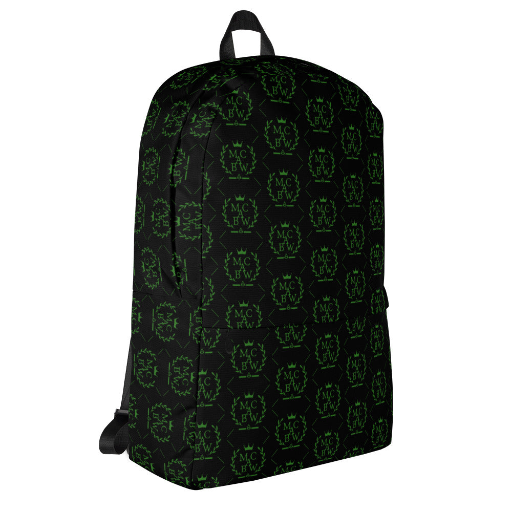 Black/Green Backpack