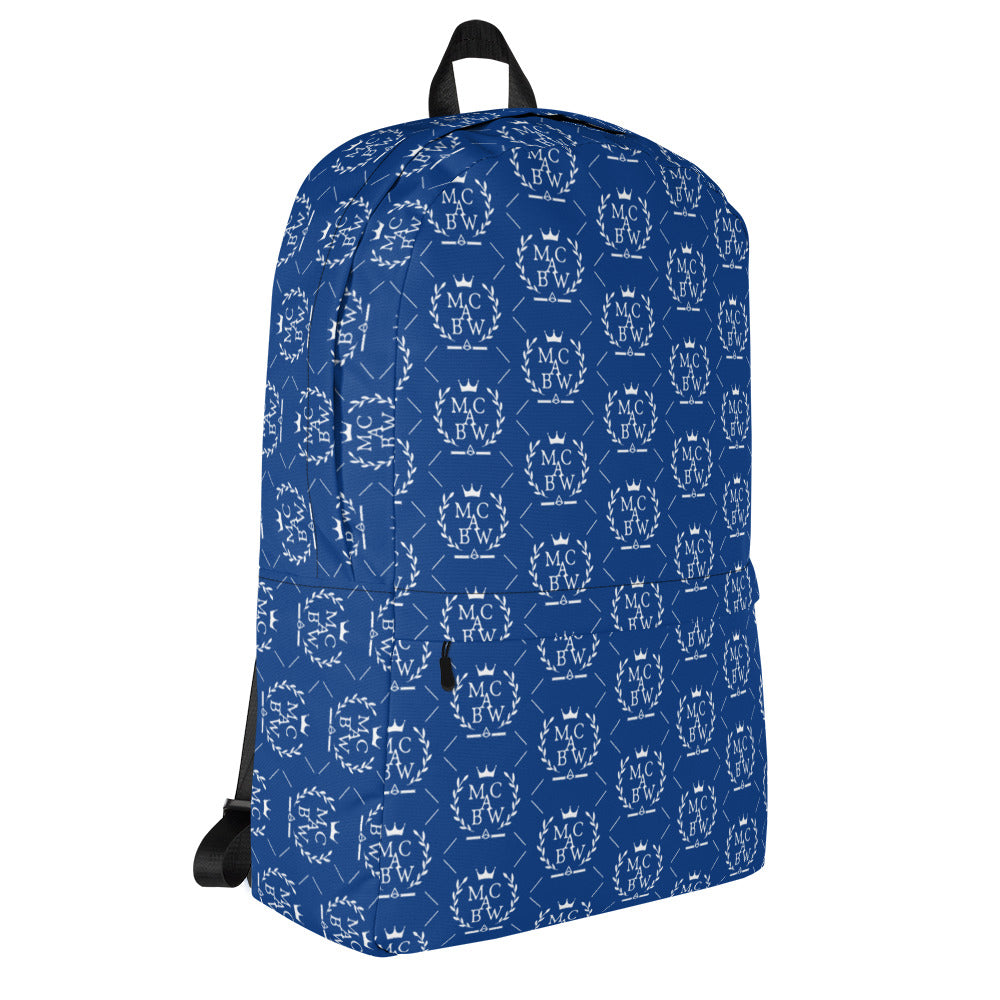 Blue/White Backpack