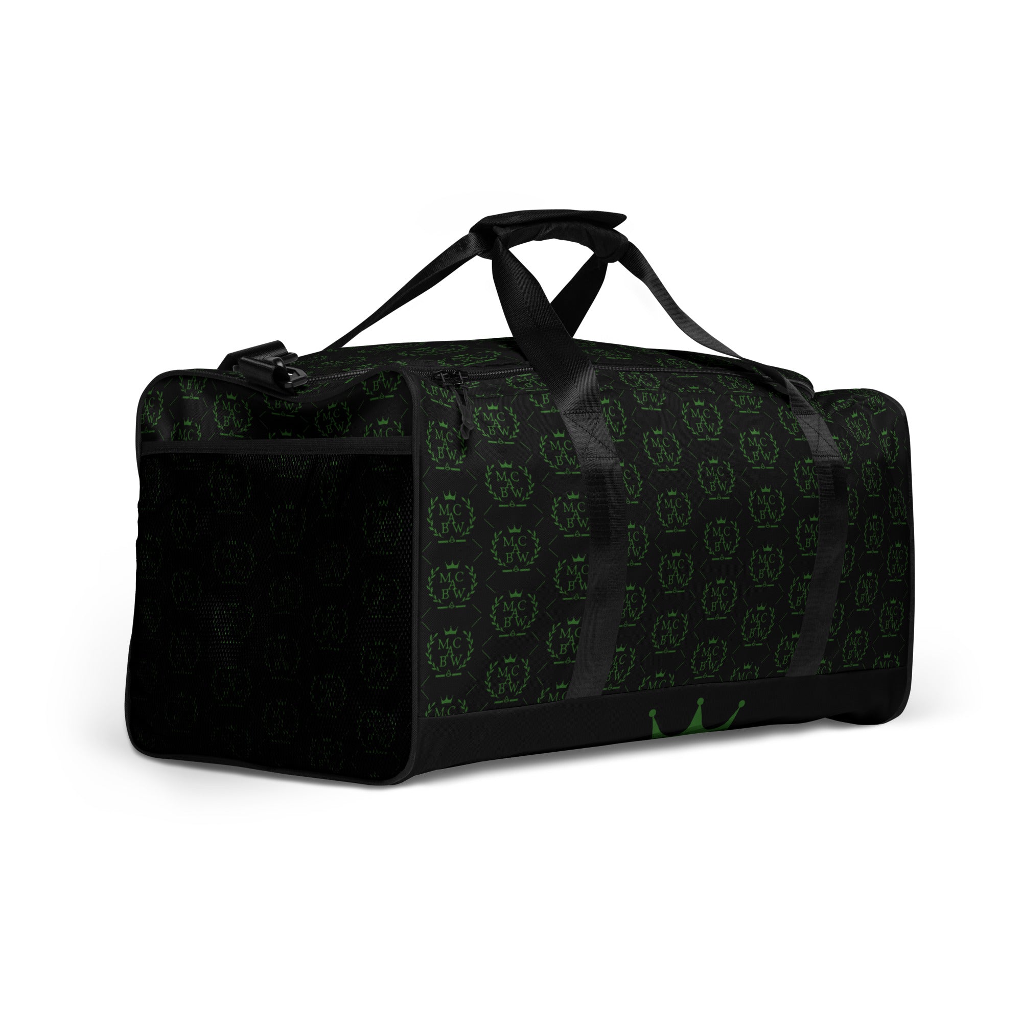 Black/Green Duffle Bag