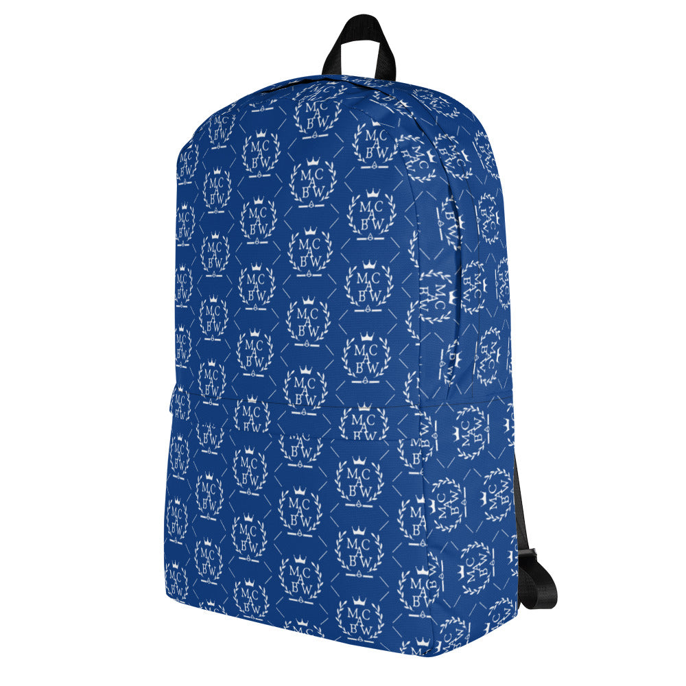 Blue/White Backpack